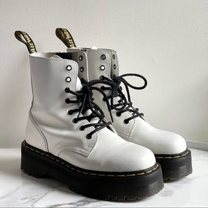 WHITE PLATFORM Dr.Martens
